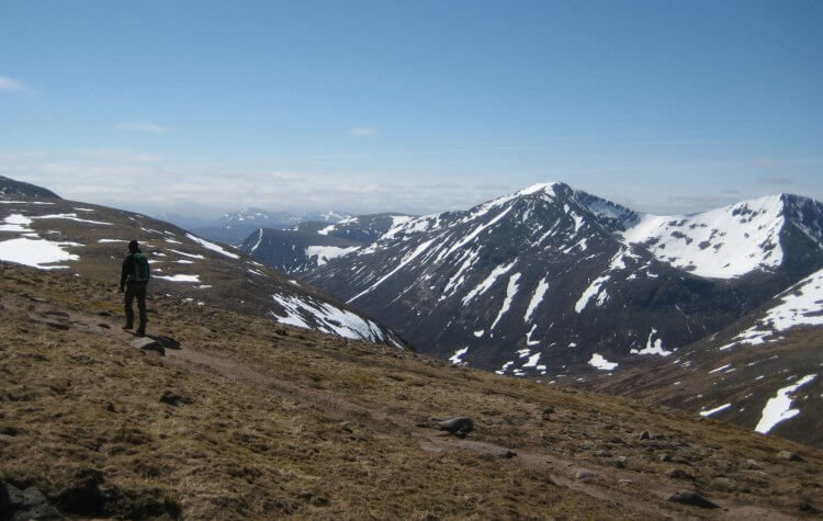 Cairngorm - View of Lairig Ghru from the path up to Ben Macdui View of Lairig Ghru from the path up to Ben Macdui