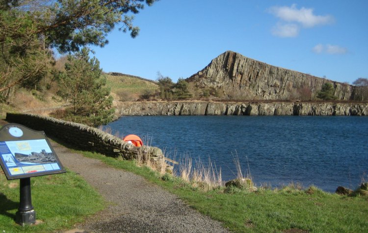 Lake at Cawfields Disused Quarry
