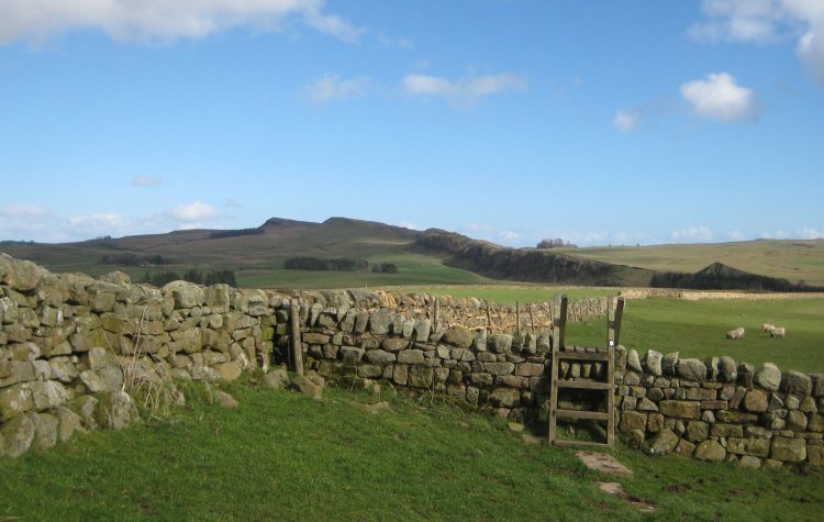 View of the Crags from Great Chesters