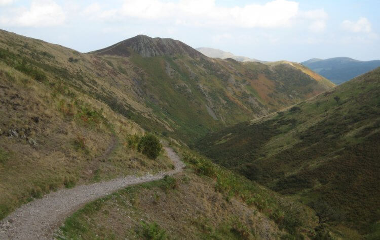 Church Stretton - View of Devil's Mouth from the top View of Devil's Mouth from the top