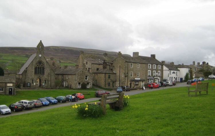 The village green in Reeth