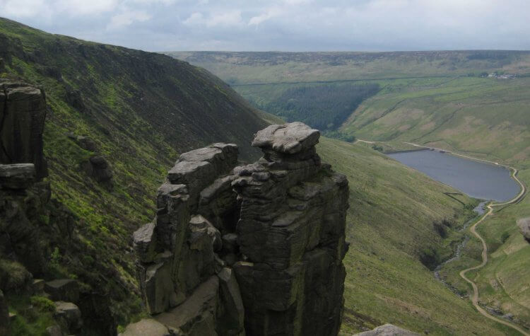 Dovestone - View from the Raven Stones View from the Raven Stones