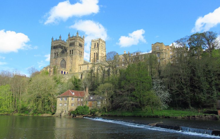 Durham - View of Durham Cathedral from the Weardale Way View of Durham Cathedral from the Weardale Way