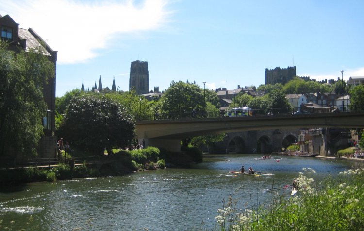 Durham - Rowers on the River Wear Rowers on the River Wear