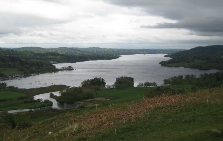 View of Windermere from Todd Crag