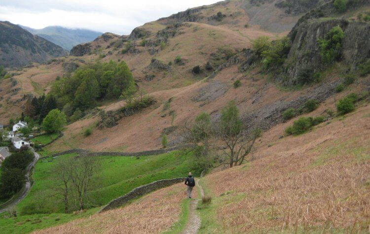 Path towards Chapel Stile from Dow Bank 